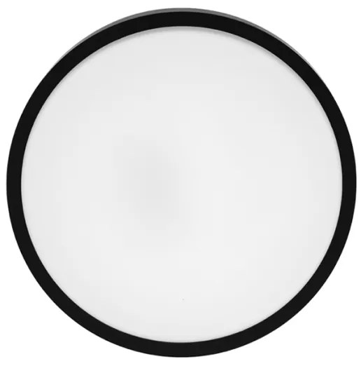 Ecolite W3090-12W/CR - Plafoniera LED da bagno LED/12W/230V IP44 nero