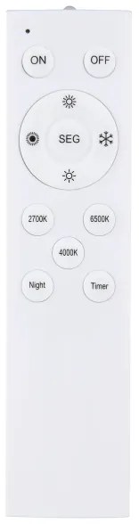 Globo 416080WWD5-CCT- Plafoniera LED dimmerabile DORO LED/36W/230V 2700-6500K + telecomando marrone