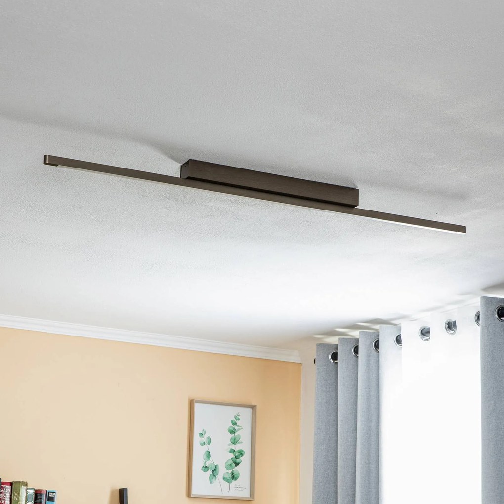 Plafoniera LED Talon di Quitani, bronzo anodizzato
