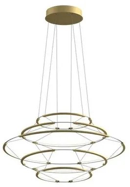 Drop 5 Lampada a Sospensione Satin Gold - Nemo Lighting