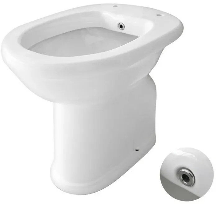 Vaso bidet combinato per anziani e disabili H 49 con scarico pavimento