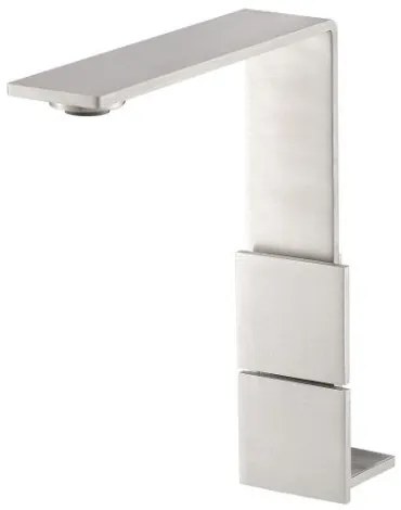 Treemme 5mm IT2515IS5FZZ miscelatore lavabo slim H.192 mm monoforo in acciaio inox satinato