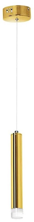 Lampadario LED su filo  GOLDIE 1xLED/5W/230V dorato