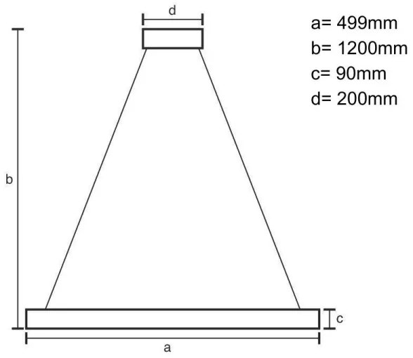 Lampadario a sospensione con filo LED dimmerabile LED/80W/230V 3000-6500K bianco + telecomando