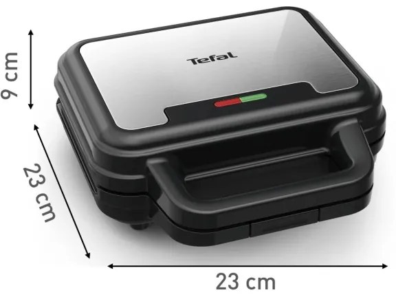 Tefal - Macchina per i panini ULTRA COMPACT 3in1 700W/230V nero/cromo