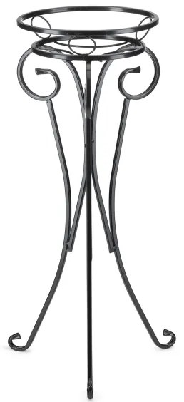 Portafiori 74x34 cm nero