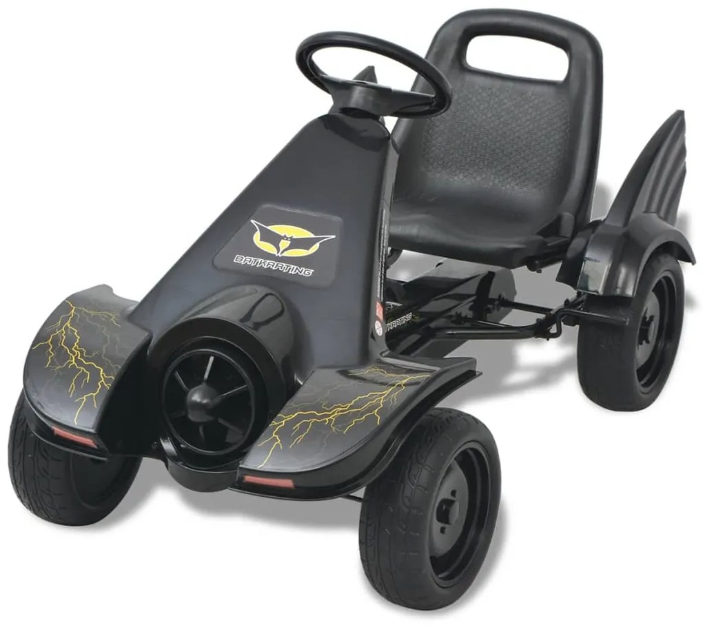 Go Kart a pedali con seduta regolabile, Nero