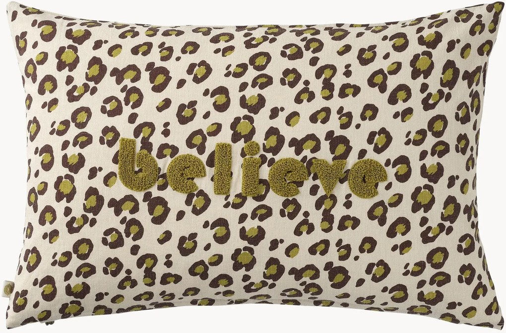 Copricuscino in misto lino Elly