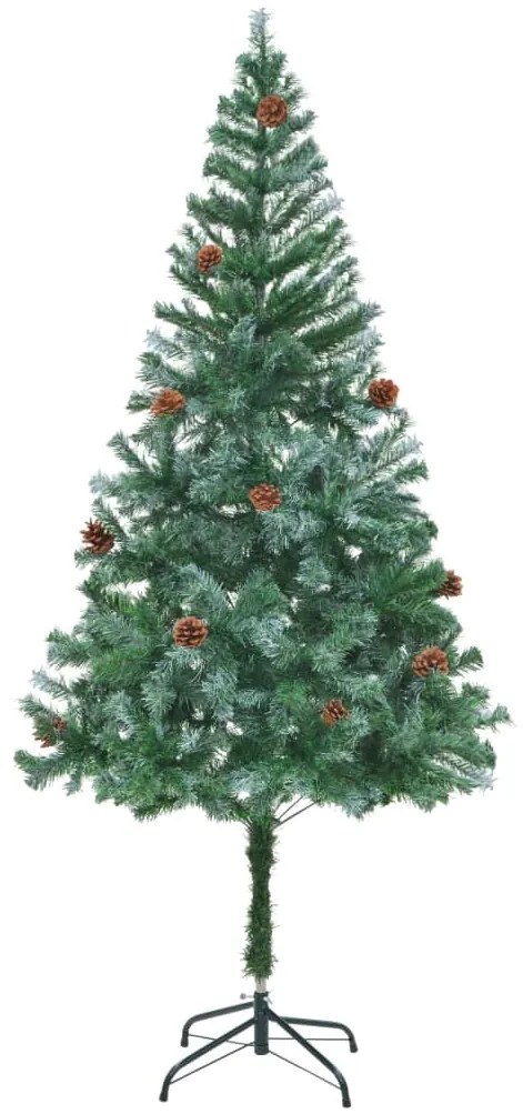 Albero Di Natale Artificiale Con Pigne 180 Cm /