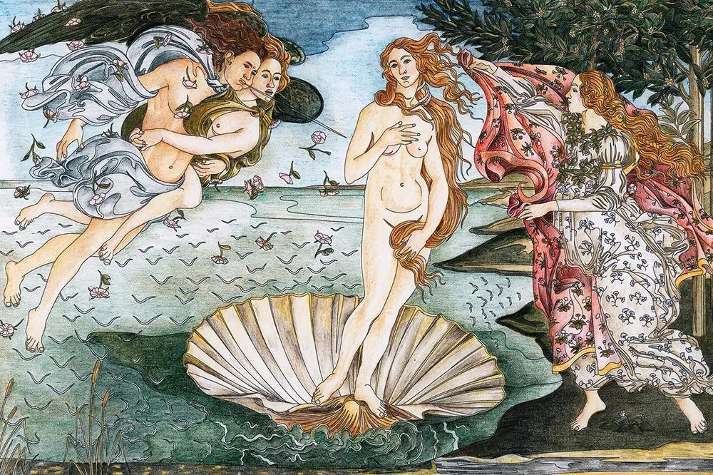 Carta da parati – Riproduzione Nascita di Venere - Sandro Botticelli