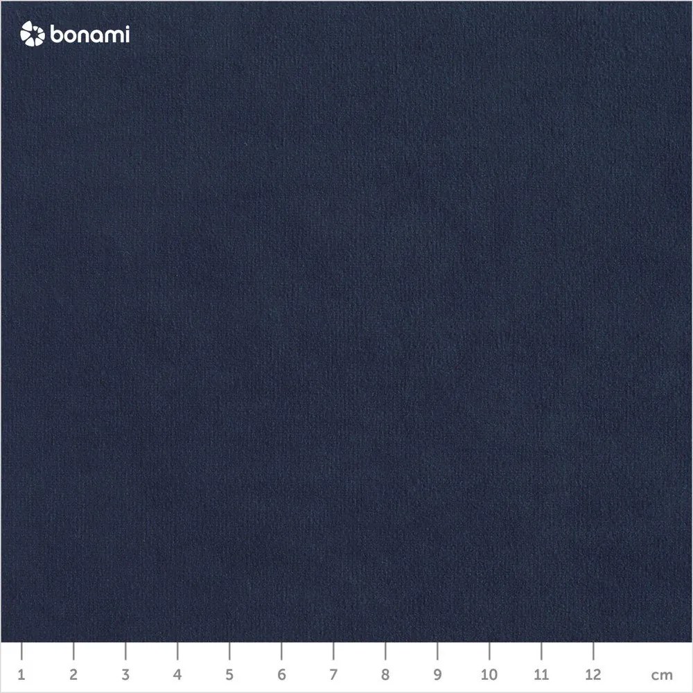 Divano letto angolare a U in velluto blu scuro (angolo sinistro) Sweet Harmony - Miuform