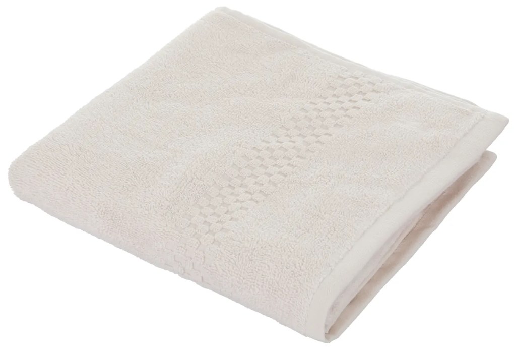Asciugamano ospite cotone grigio 30x50 cm balza Pop Corn