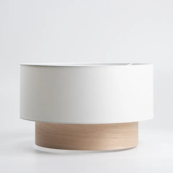 Paralume universale KERIA Ø 50 cm bianco/marrone