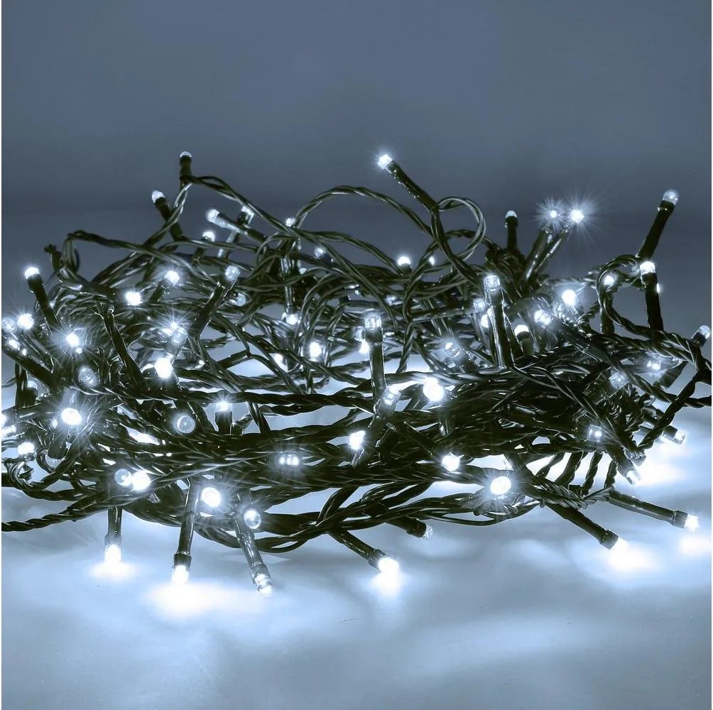 Brilagi - Catena luminosa LED per esterni 300 LED / 8 funzioni, 35 m, IP44, bianco freddo