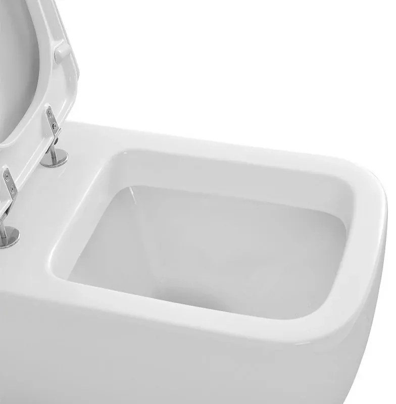 Set di Sanitari sospesi Metropolitan in ceramica con WC, Bidet e Copriwater avvolgente