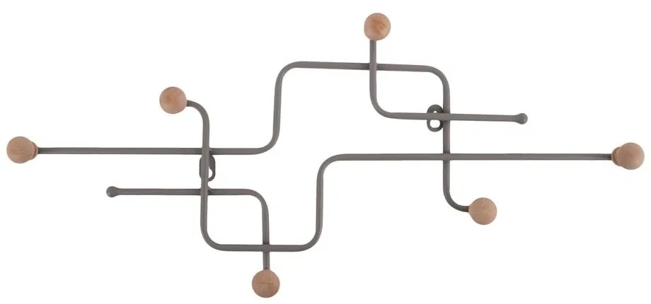Attaccapanni da parete grigio in metallo 60,5 cm Metro – PT LIVING