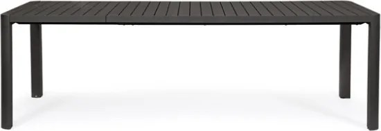 Tavolo Da Esterno Allungabile In Alluminio 100x180-240 Cm Kiplin Antracite Bizzotto