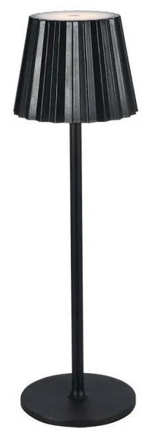 Lampada da tavolo LED dimmerabile ricaricabile 4W 5V 3000-6000K 1800mAh nera