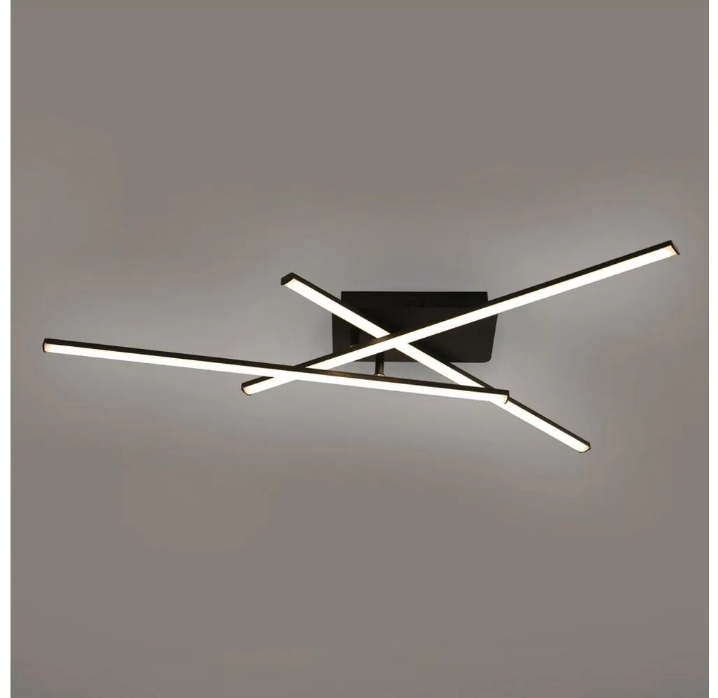 Brilagi - Plafoniera LED STRIPES LED/30W/230V nera