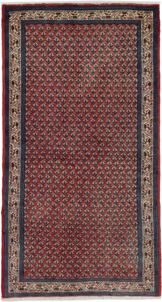 Sarouk Tappeto 70x130 (Iran) Annodato A Mano