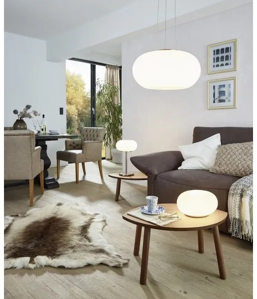 EGLO 86814 - Lampadario a sospensione con filo OPTICA 2xE27/60W