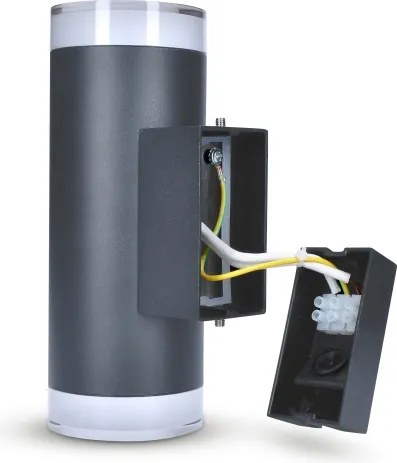 Brilagi - LED RGBW Applique da esterno MATERA 2xGU10/4,8W/230V antracite IP54