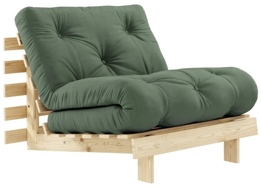 Sedia Variabile Verde crudo/oliva Roots - Karup Design