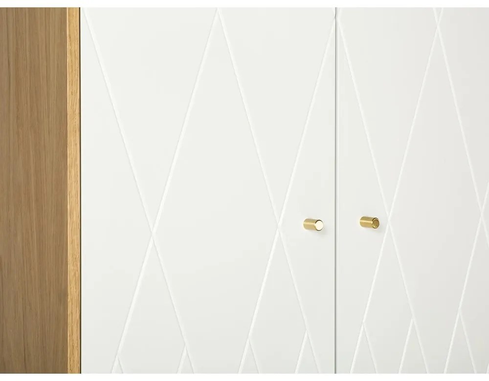 Armadio bianco 80x190 cm Mia - Woodman