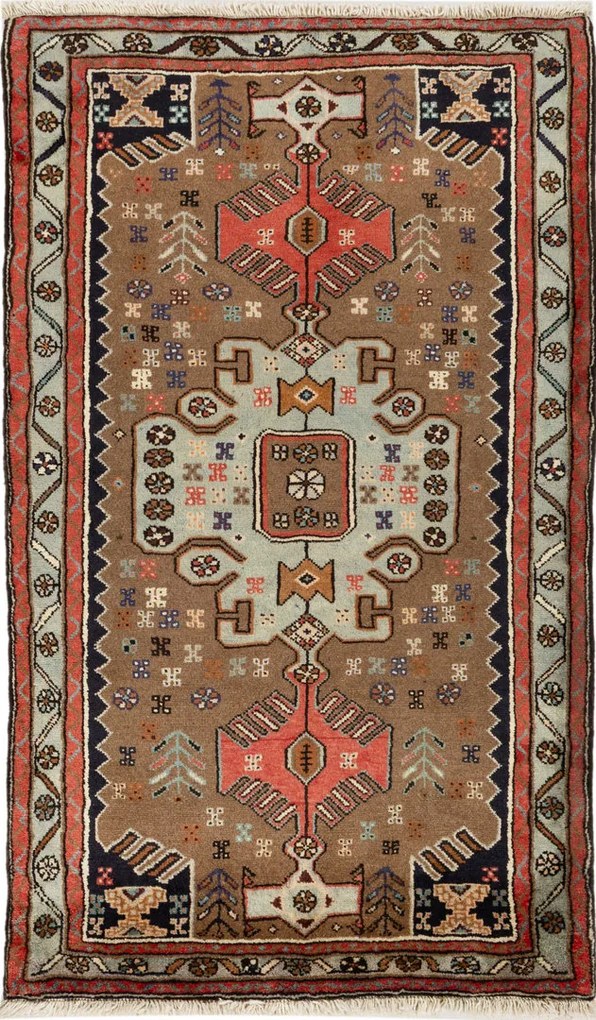 Shiraz Tappeto persiano 80x140 (Iran) Annodato A Mano