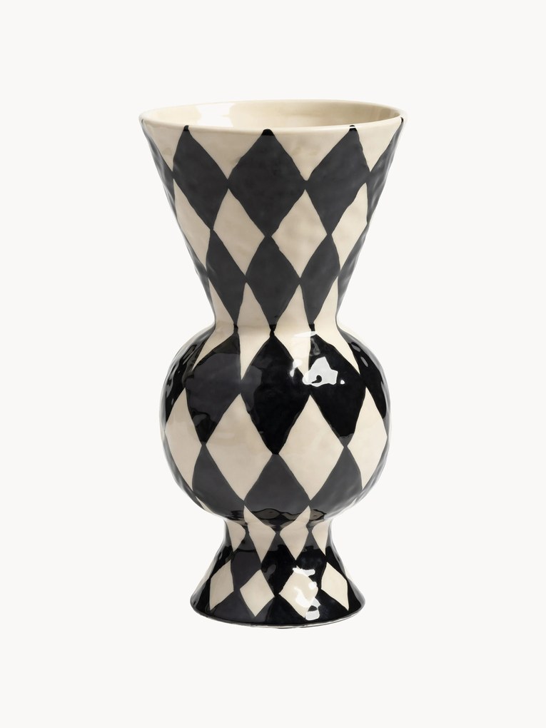 Vaso dipinto a mano Rhombic, alt. 30 cm