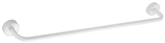 Kamalu - Portasalvietta barra 40 cm in acciaio inox finitura bianca opaca | MONDE-B