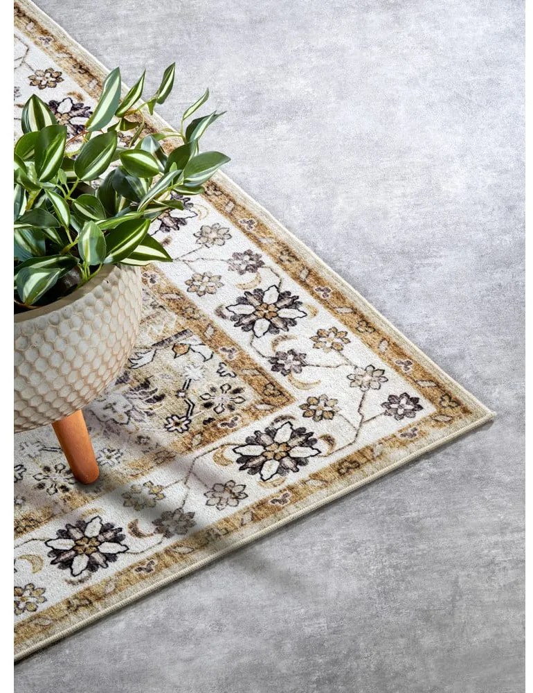 Tappeto beige 120x160 cm Saveh Cream Gold - Elle Decoration