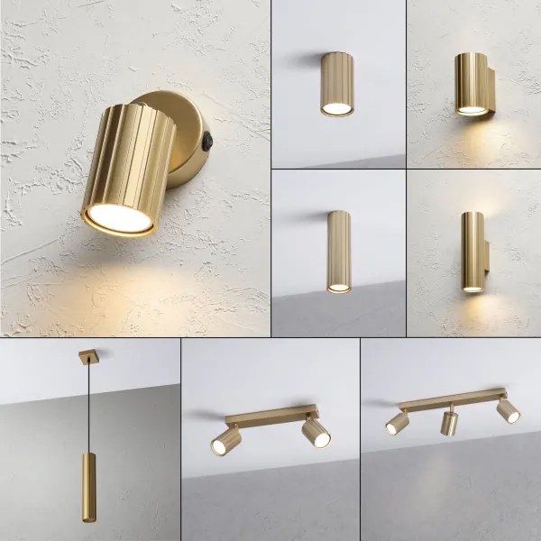 Brilagi - Faretto da parete CRISPINA 1xGU10/10W/230V oro