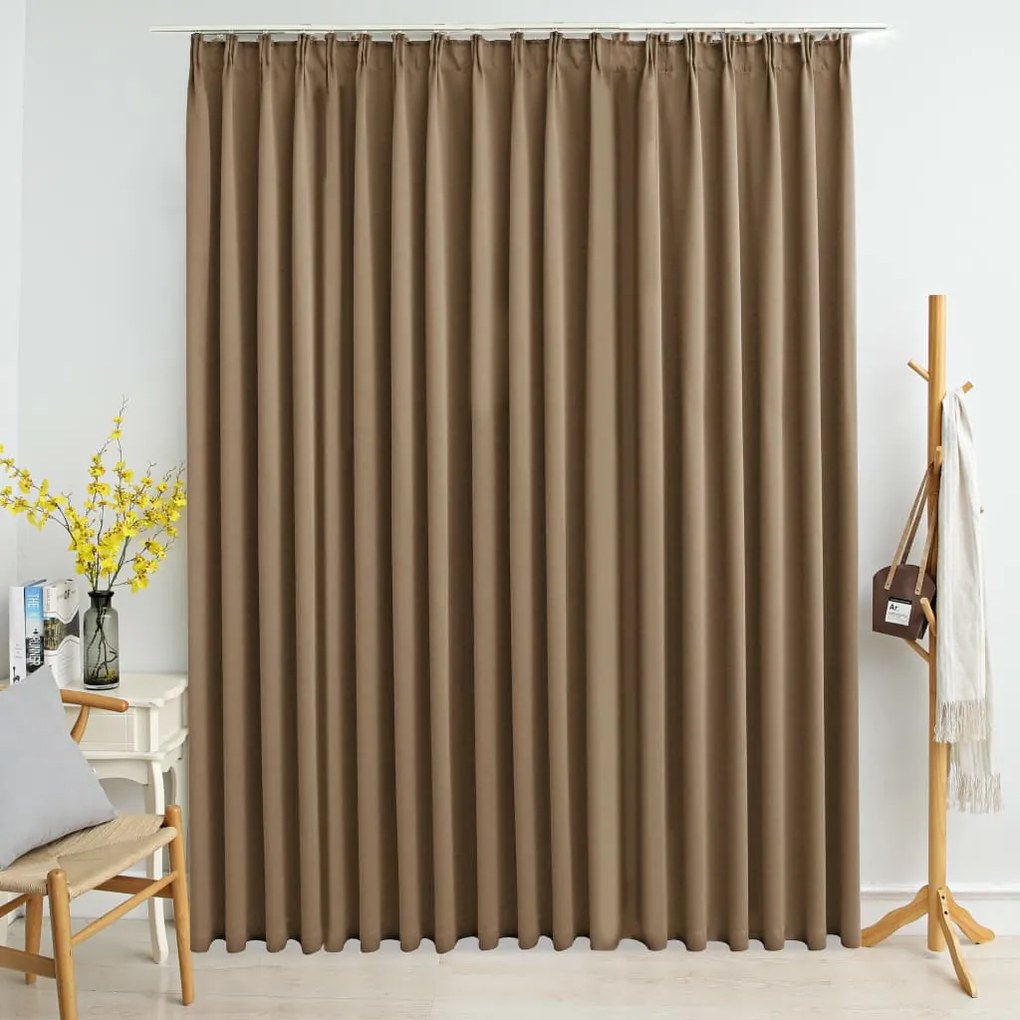 Tenda Oscurante Con Ganci Grigio Talpa 290x245 Cm /