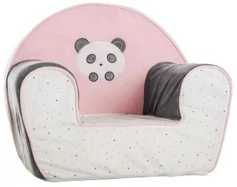 Poltrona per Bambini Panda Rosa chiaro 44 x 34 x 53 cm