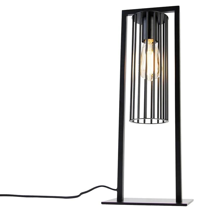 Lampada da tavolo moderna intelligente nera incl. Wifi ST64 - Balenco Wazo