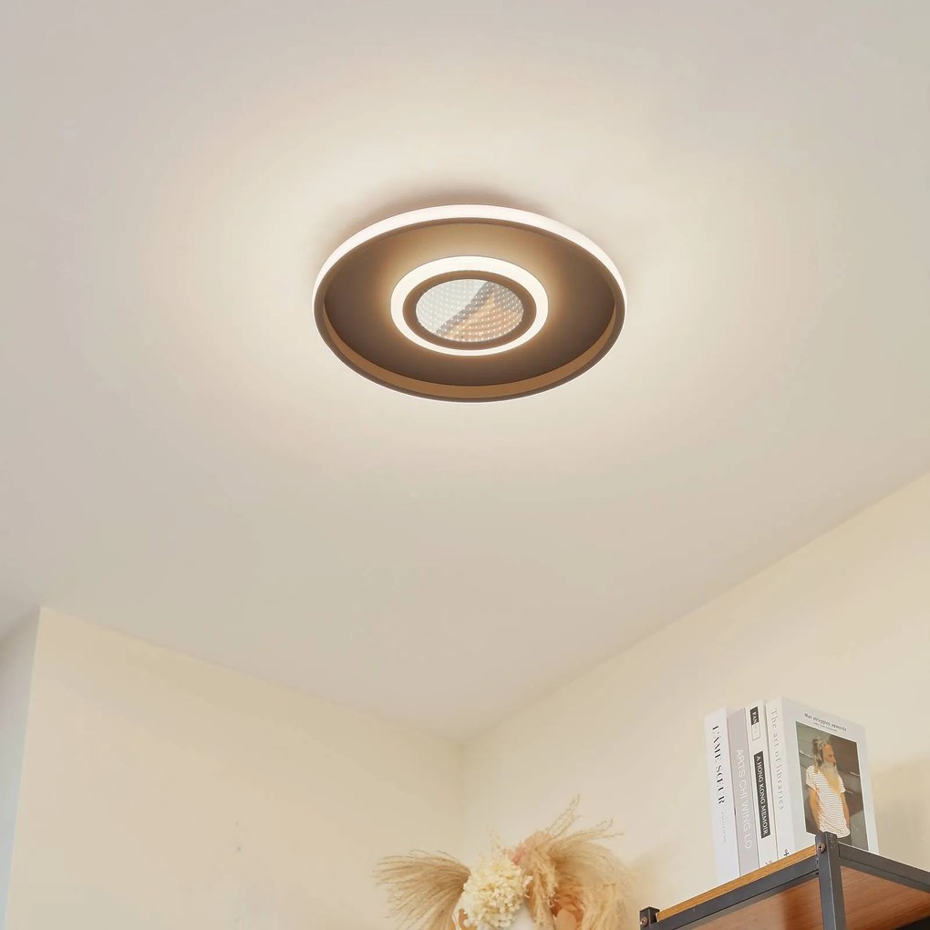 Lindby Plafoniera LED Selian, dimmerabile, Infinity Tunnel