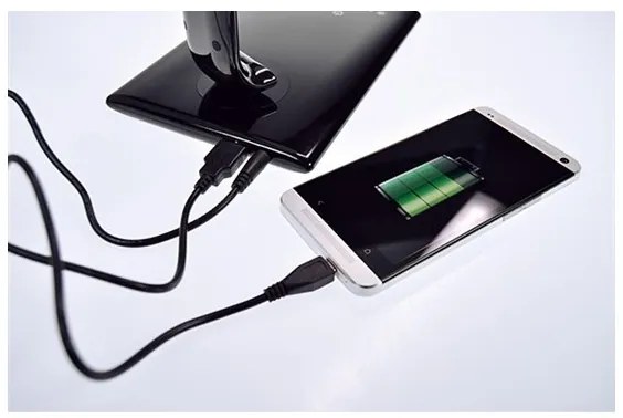 Brilagi - Lampada da tavolo LED dimmerabile USB connector LED/12W/230V bianco 3000-6000K