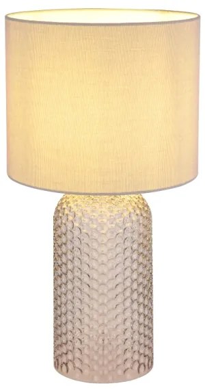 Globo 21735G - Lampada da tavolo SOFIA 1xE27/60W/230V grigio