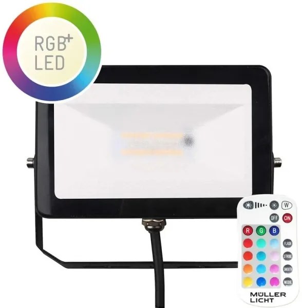 Müller-Licht - Proiettore LED RGBW dimmerabile per esterni LED/10W/230V IP65 + TC