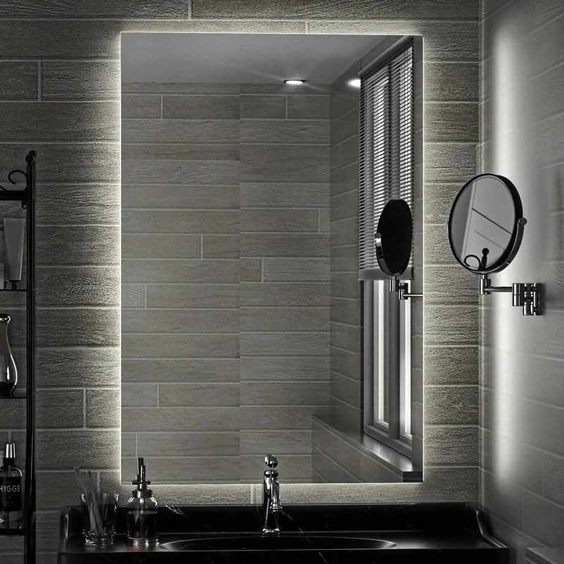 Specchio bagno 80x60 cm retroilluminazione led KAMIL-860 - KAMALU