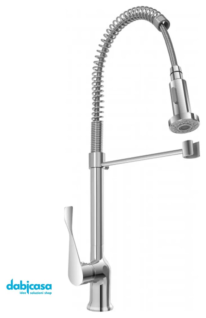 Miscelatore Cucina "Kitchen" con Tubo Con Molla Orientabile