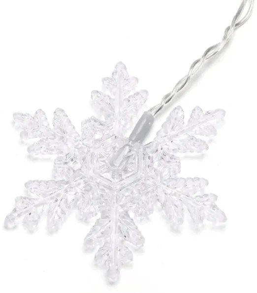 Aigostar - Catena luminosa natalizia LED per esterni 120 LED/6W/230V/8 funzioni 3x0,7m IP44 bianco caldo + telecomando