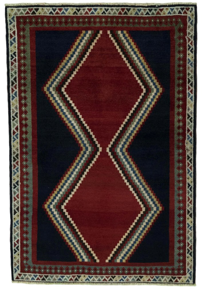 Gabbeh Tappeto persiano 170x110 Rosso (Iran) Annodato A Mano