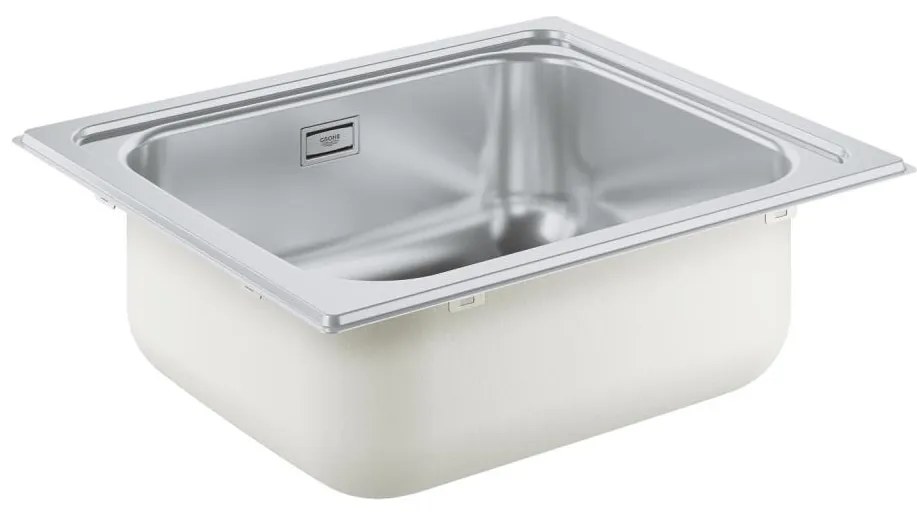 GROHE 31719SD0 - Lavello da cucina K200 533 × 457 mm in acciaio inox