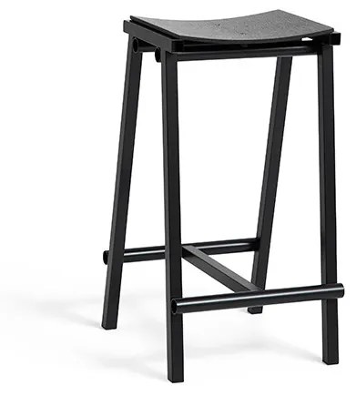 HAY - Taburete 8 Bar Stool Low Nero Hay