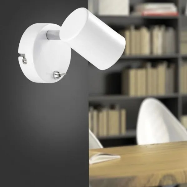 Leuchten Direkt 11941-16 - Faretto LED da parete TARIK 1xGU10/5W/230V