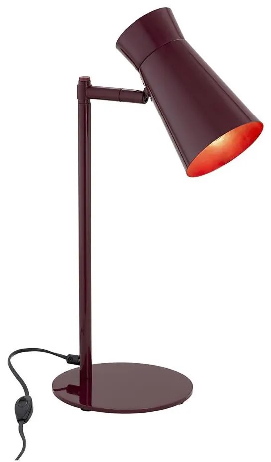 Argon 8877 - Lampada da tavolo LORD 1xE14/7W/230V bordeaux