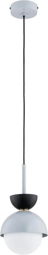 Lampadario a cavo SATORI 1xE27/15W/230V grigio/nero