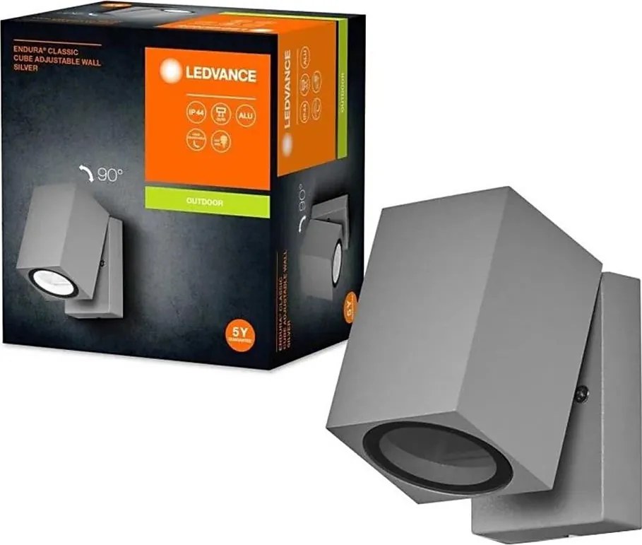 Ledvance - Applique da esterno ENDURA CLASSIC 1xGU10/35W/230V IP44 grigia